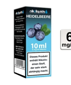 Nikoliquids Heidelbeere 6 mg
