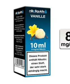 Nikoliquids Vanille 8 mg