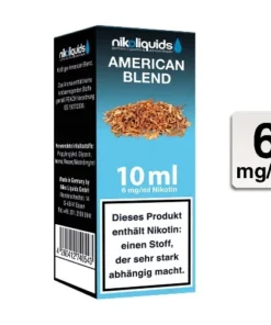 Nikoliquids American Blend 6 mg