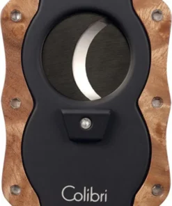 COLIBRI Zigarrenabschneider Cut Wood dunkelbraun
