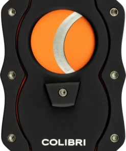 COLIBRI Zigarrenabschneider Cut schwarz/orange