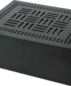 Humidor schwarz matt mit Dekor