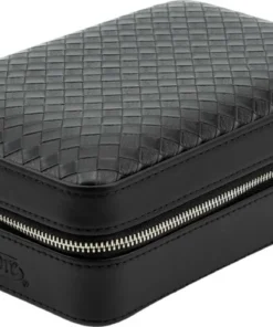 Passatore Reisehumidor Lederoptik schwarz