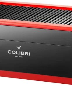 COLIBRI Humidor Rally schwarz/rot