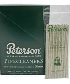 Pfeifenreiniger PETERSON (12) weiß konisch