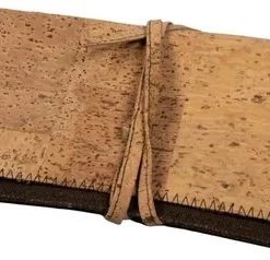 Woodoo Drehertasche Kork natur Canvas braun