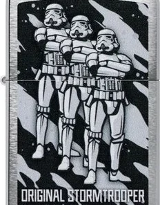 Zippo chrom gebürstet color Original Stormtrooper