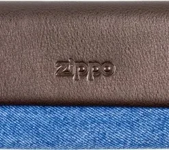 Zippo Drehertasche Jeans/Lederoptik Mocca