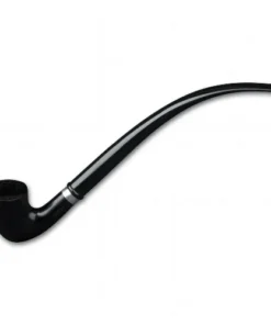 Lesepfeife CAPITELLO Bent schwarz 27 cm