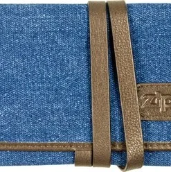 Zippo Drehertasche KS Jeans/Lederoptik Mocca
