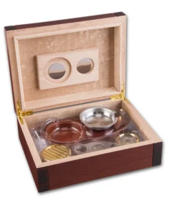 Humidor-Set Cherry 2-tone für ca. 25 Cigarren H8 x B24 x T18 cm