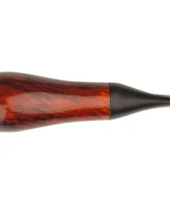 Cigarrenspitze Bruyere orange/black 16 mm mit Stoffbeutel