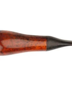 Cigarrenspitze Bruyere orange/black 17 mm mit Stoffbeutel