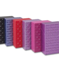 Zigarettenbox Kunststoff metallic sortiert Glitzersteine