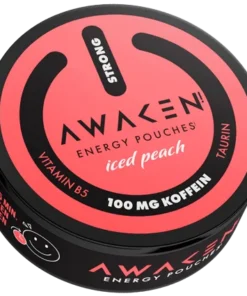 Awaken Energy Pouches Iced Peach