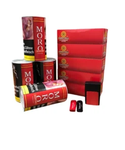 Moro Premium Rot 4 Dosen x 130g+ 1000 Marschall Hülsen + 1 x Etui/ 2 x Feuer