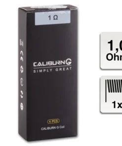 Clearomizercoil UWELL Caliburn G 1.0 Ohm 4 Stück