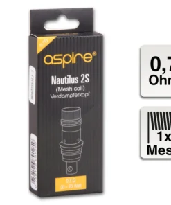 ASPIRE Nautilus 2S Mesh 0,7 Ohm 5 Stück