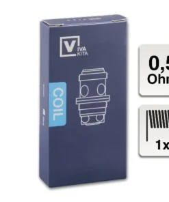 E-Clearomizercoil VAPTIO Keramik 0,5 Ohm