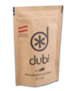Dubi Aktivkohlefilter Ungebleicht 7mm