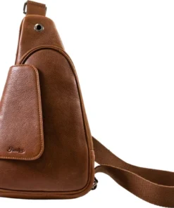 Passatore Pfeifen-/Zigarren Body Bag Leder braun