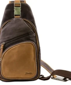 Passatore Pfeifen-/Zigarren Body Bag Canvas hellbraun anthrazit