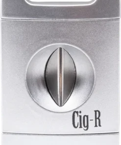 Cig-R Cigar Cutter V-Cut Satin Chrome