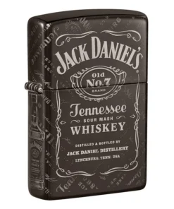 ZIPPO black ice Jack Daniels Logo+Portrait 60005879