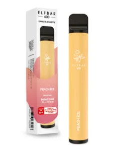 E-Shisha ELFBAR Einweg (10) Peach-Ice 0mg 600 Züge