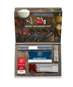 Pfeife VAUEN Basic Beginner Set braun glatt Intro 2
