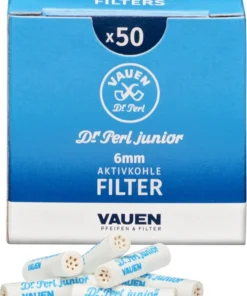 Pfeifenfilter VAUEN Dr Perl Aktivkohle Jufifty 50 Stück