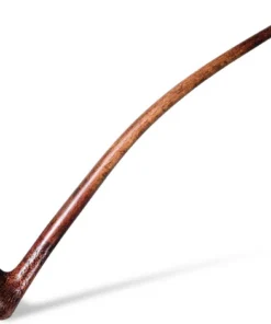 Auenland Pfeife Eron sandgestrahlt 33cm Markenqualität von VAUEN Bruyreholz, Stiel Buchenholz braun