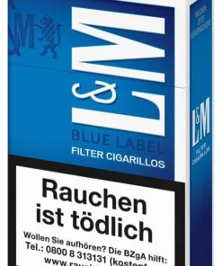 L&M Filter Cigarillos Tobacco Blue Label