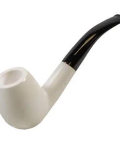 Meerschaumpfeife Block Bent glatt Large