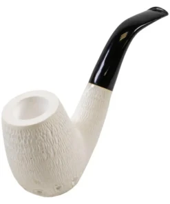 Meerschaumpfeife Block Bent rustik Large