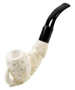 Meerschaumpfeife Block Kralle graviert