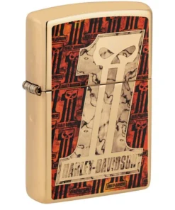 ZIPPO messing poliert Harley Davidson Design 60006411