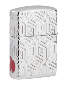ZIPPO chrom poliert Armor Boxes All Over Design 60005272