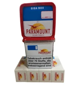 2x PARAMOUNT Eimer 230g + 1000 PARAMOUNT Filterhülsen