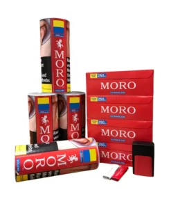 MORO Volumen 4 Dosen x 85 Gramm+ 1000 Moro Hülsen + 1 x Etui/ 2 x Feuer