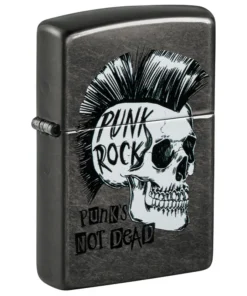 ZIPPO grey dusk Punk Rock Skull 60006559