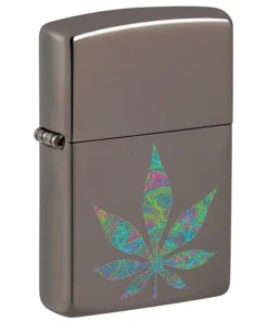 ZIPPO black ice Funky Cannabis Design 60006548