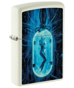 ZIPPO weiß matt Tube Woman Design 60006575