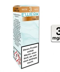 E-Liquid E’WERK 7 Mix 3 mg (Tobacco)