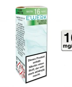 E-Liquid E’WERK Ice Breeze 16 mg (Menthol)