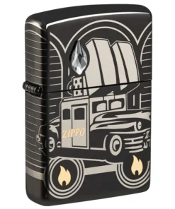 ZIPPO schwarz matt Car 75 Anniversary 60006634