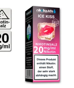 Nikotinsalz NIKOLIQUIDS Ice Kiss Früchte Menthol 20 mg