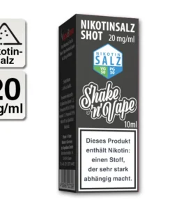 Nikotinsalz NIKOLIQUIDS Shot ohne Aroma 20 mg