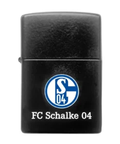 Zippo Schalke 04 schwarz Druck