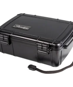Humidor PASSATORE Cigar Case Acryl schwarz H8,3xB24xT18cm 10-15 Cig.